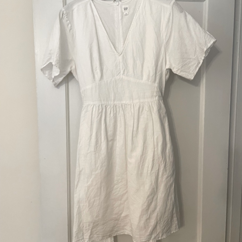 Gap White Linen Dress